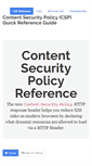 Mobile Screenshot of content-security-policy.com